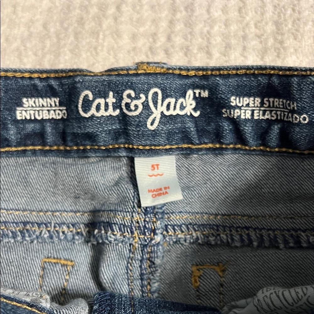 Girls Green and Blue Jeans Lot - Size 5T - Picture 6 of 8